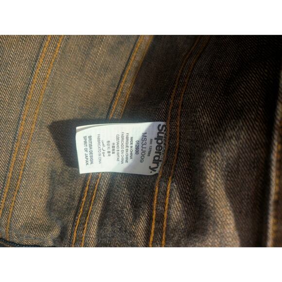 Vintage SuperDry Copper Black Denim - Picture 5 of 6